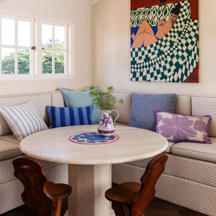 Bonnie & Neil Levan Blue Cushion 60cm
