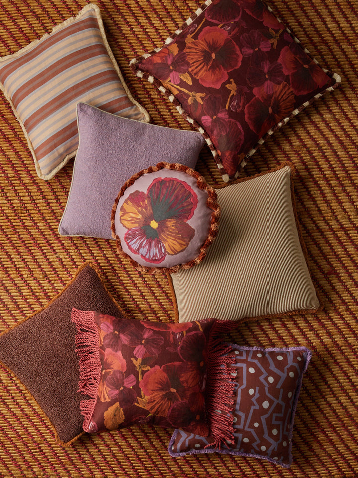 Bonnie & Neil Nile Tan Cotton Cushion 60cm