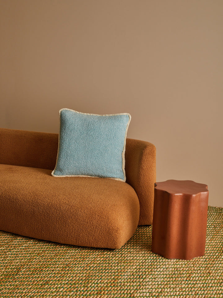 Bonnie & Neil Grain Blue Cushion 50cm