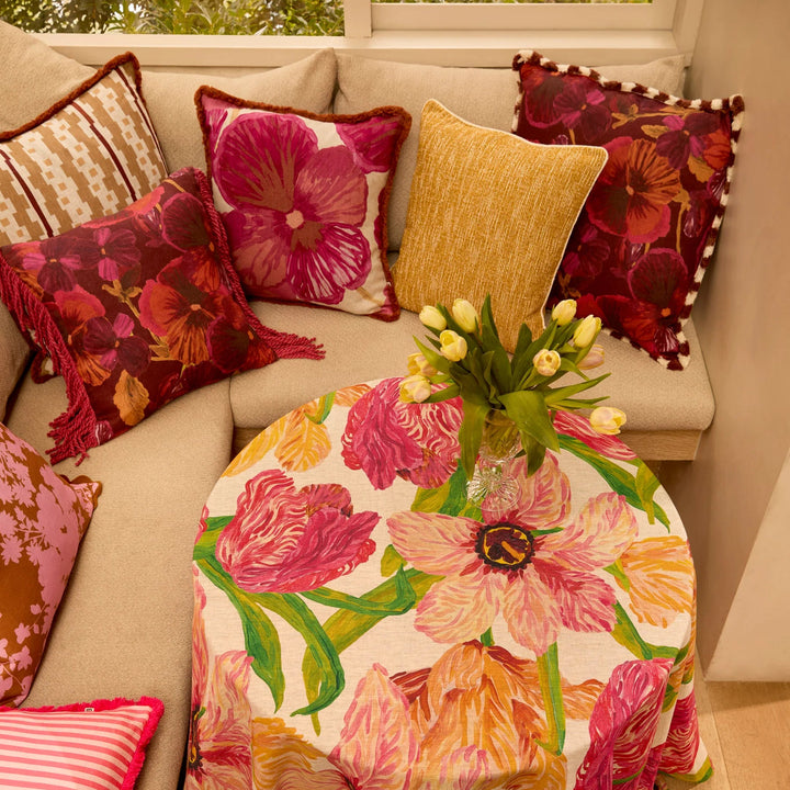 Bonnie & Neil Gem Mustard Cushion 50cm