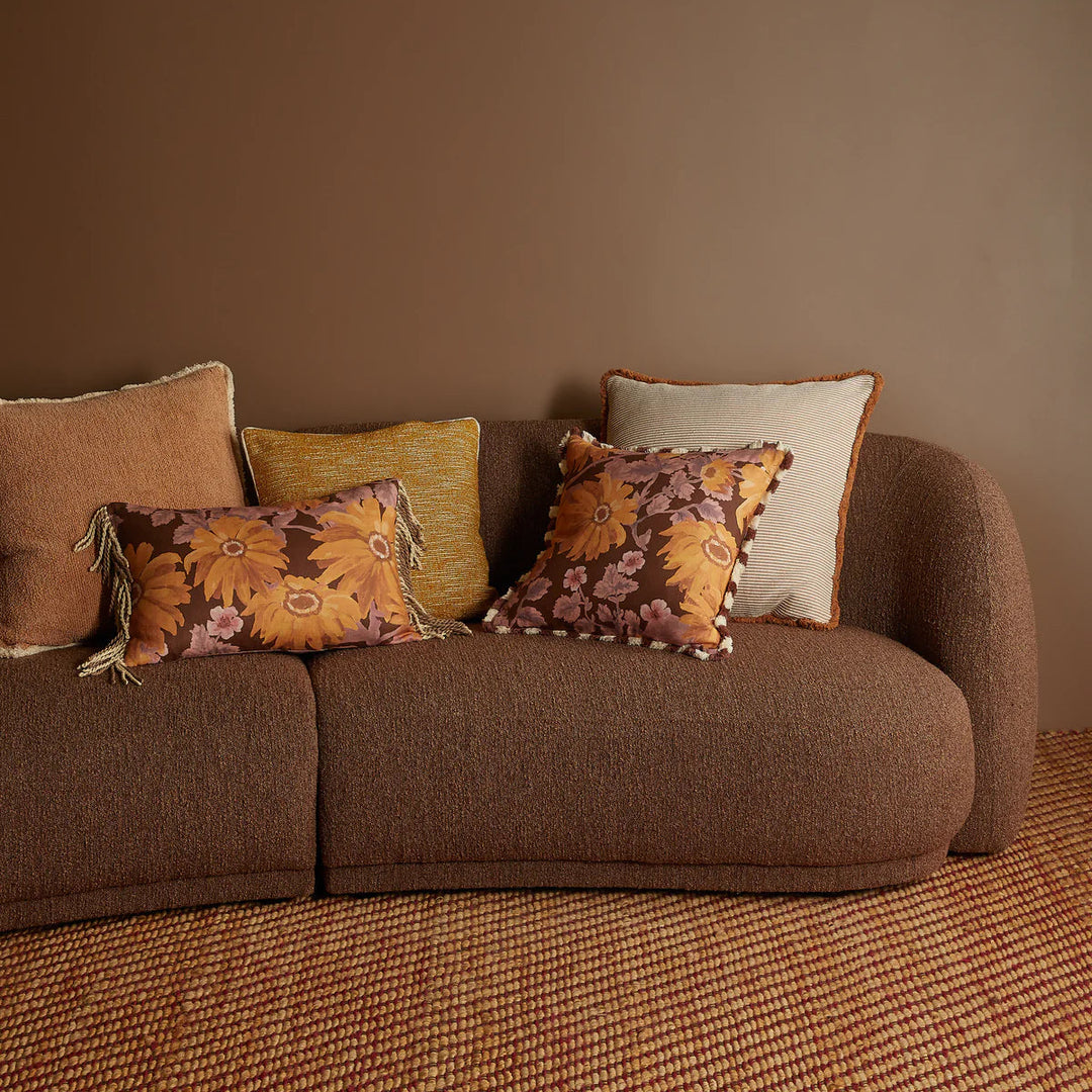 Bonnie & Neil Gem Mustard Cushion 50cm