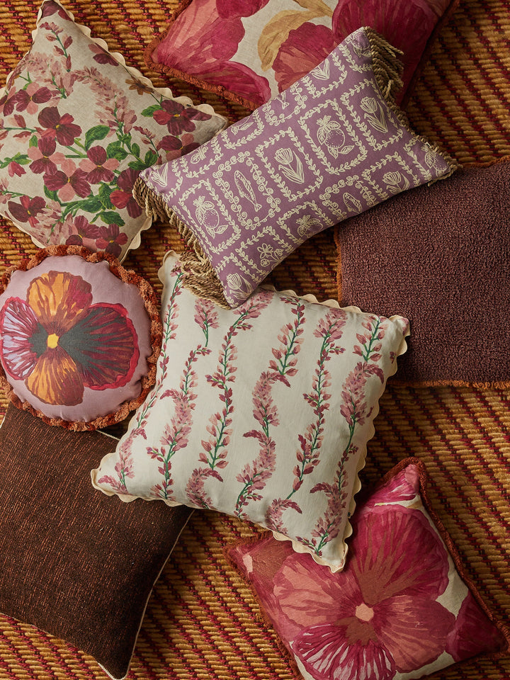 Bonnie & Neil Gem Chocolate Cushion 50cm