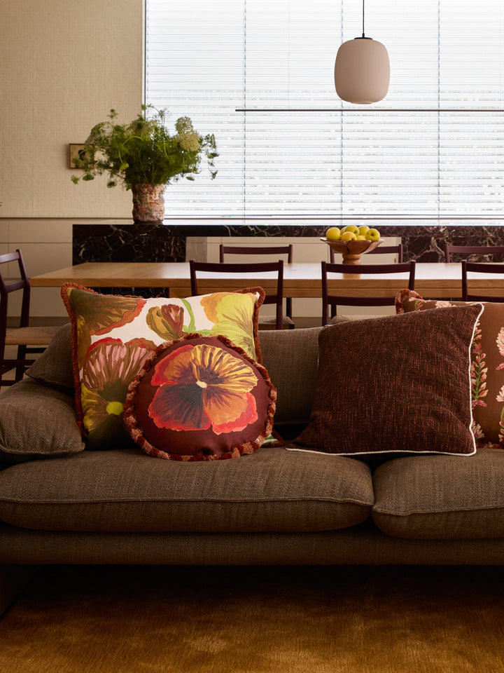 Bonnie & Neil Gem Chocolate Cushion 50cm