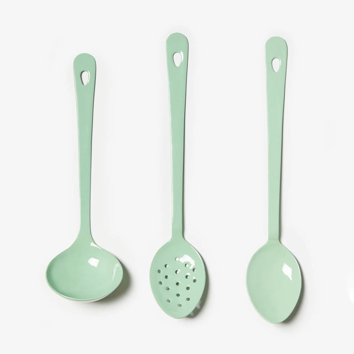 Bonnie & Neil Enamel Mint Kitchen Utensil Set