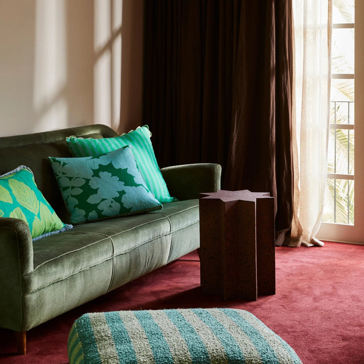 Bonnie & Neil Margot Jade Cushion 75x45cm