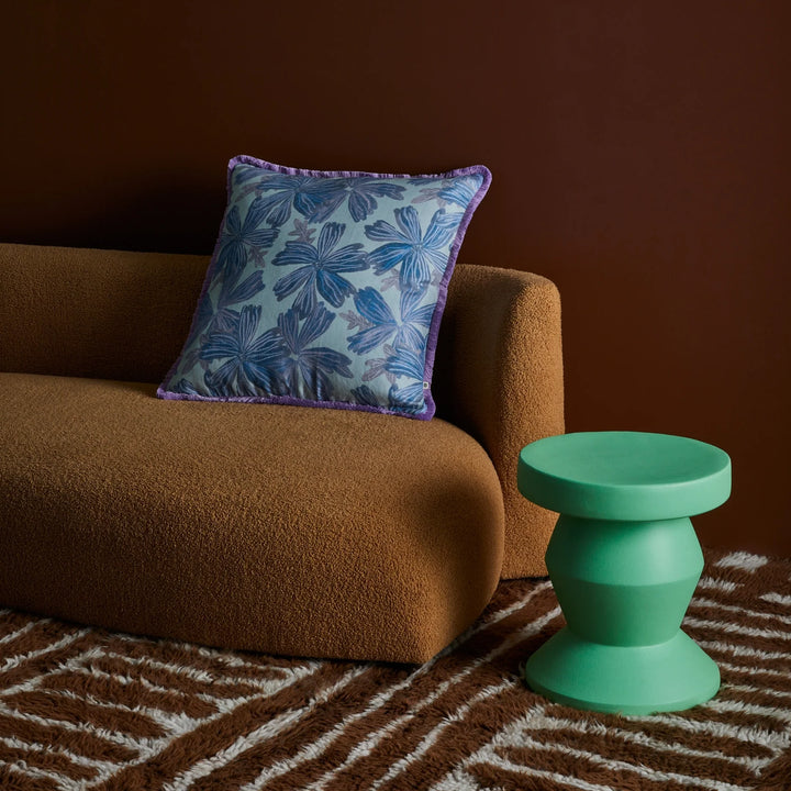 Bonnie & Neil Mave Blue Cushion 60cm
