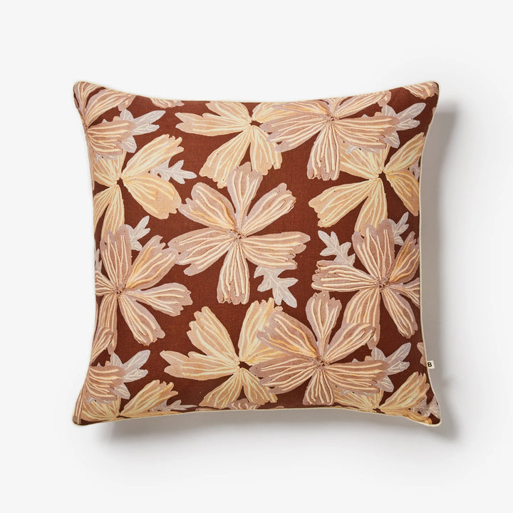 Bonnie & Neil Mave Hazelnut Cushion 60cm