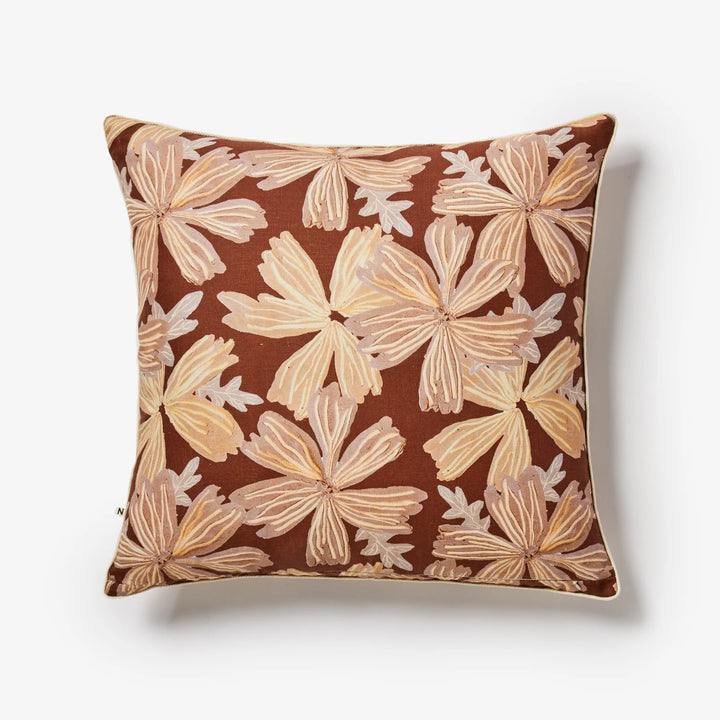 Bonnie & Neil Mave Hazelnut Cushion 60cm