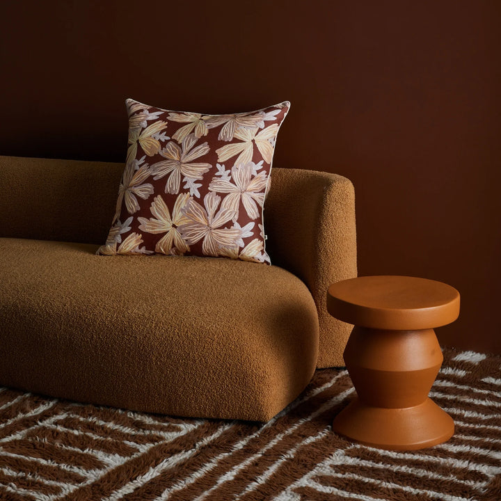 Bonnie & Neil Mave Hazelnut Cushion 60cm