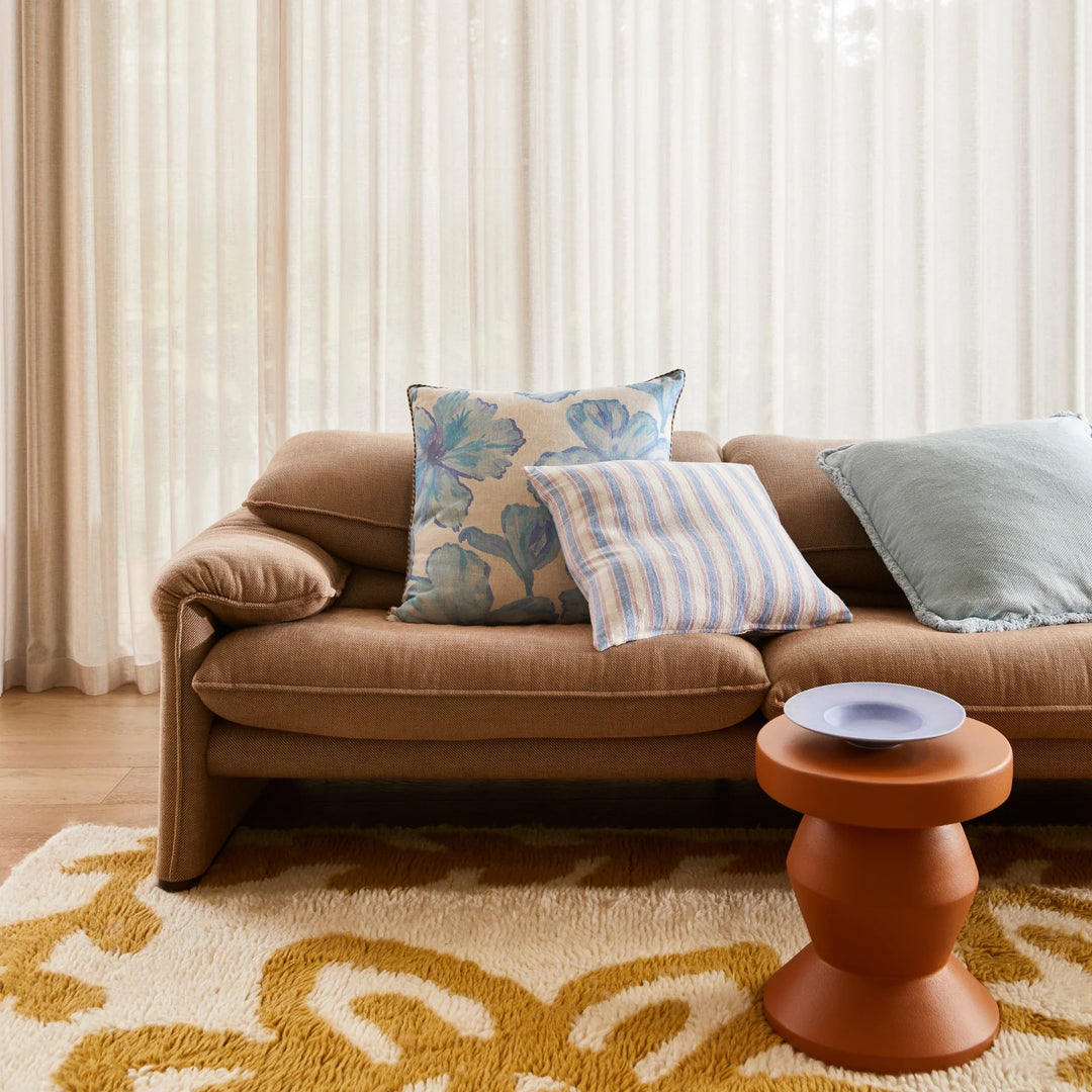 Bonnie & Neil Tulip Blue Cushion 60cm