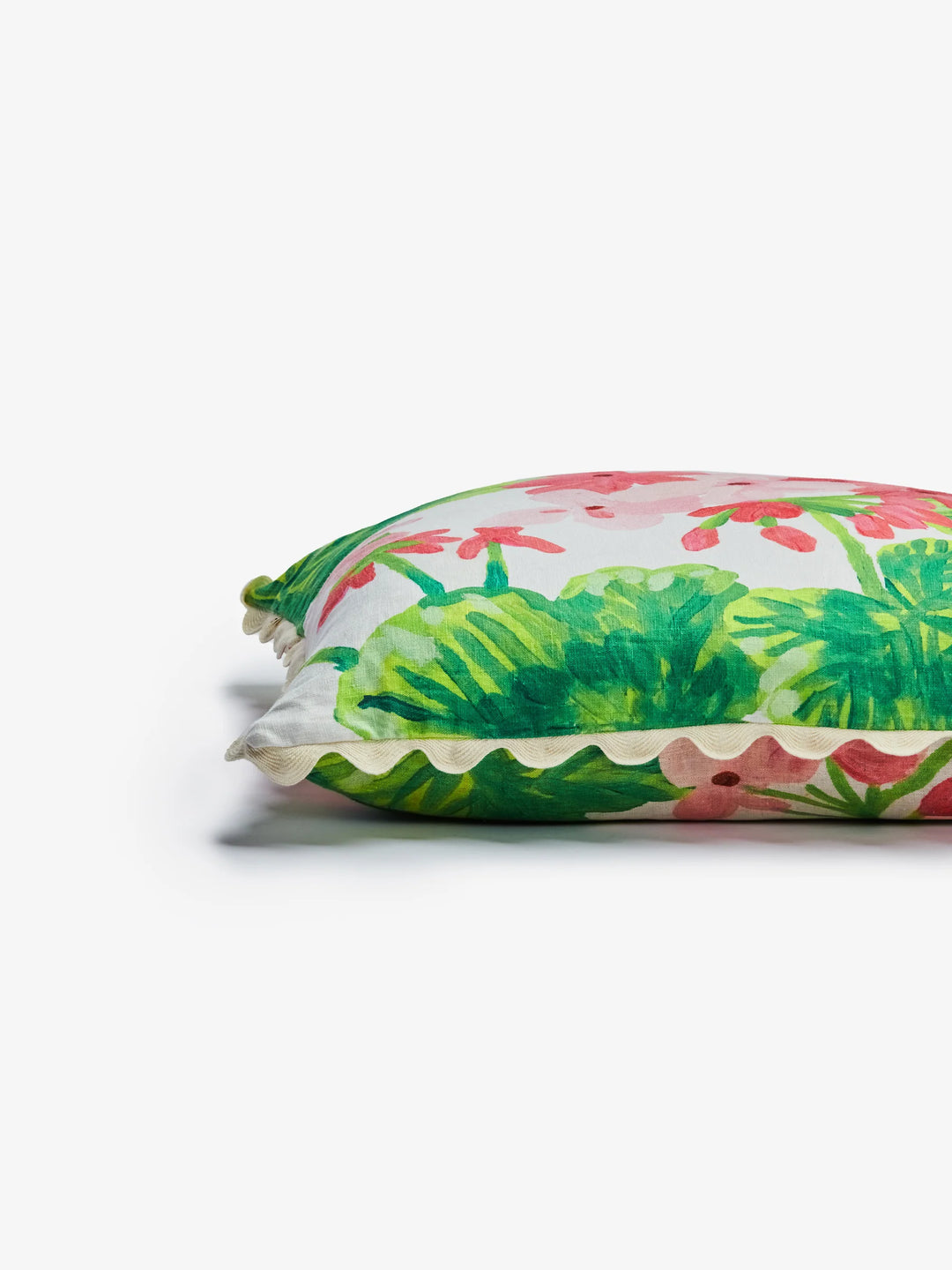 Bonnie & Neil Geranium Multi Linen Cushion 60cm