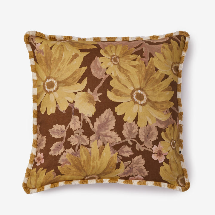 Bonnie & Neil Marigold Mustard Cushion 60cm