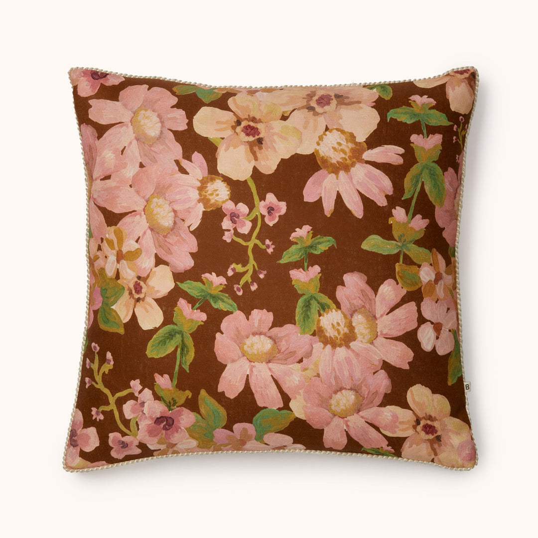 Bonnie & Neil Prairie Cocoa Cushion 60cm