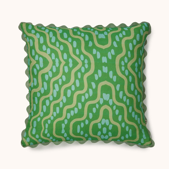 Bonnie & Neil Rushes Apple Cushion 60cm