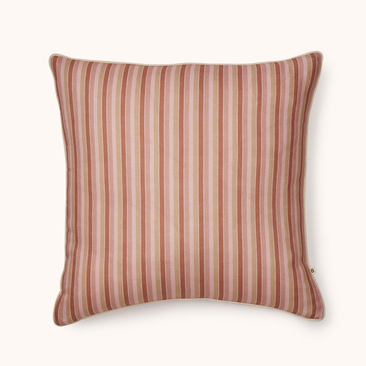 Bonnie & Neil Garden Stripe Pink Cushion 60cm