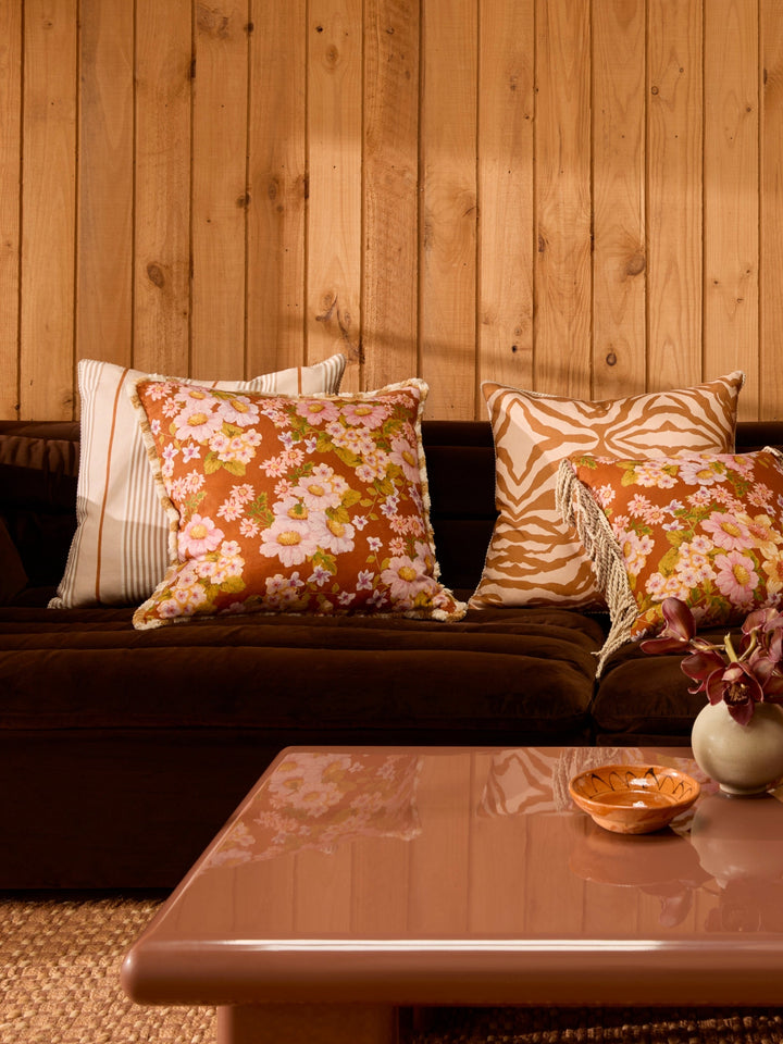 Bonnie & Neil Club Stripe Pearl Cushion 60cm