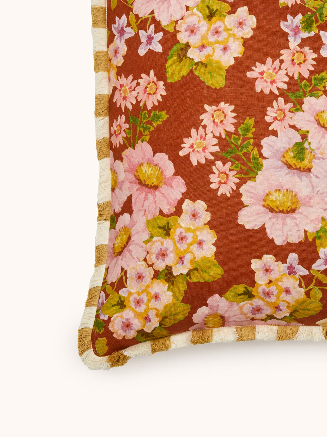Bonnie & Neil Buttercup Rust Cushion 60cm