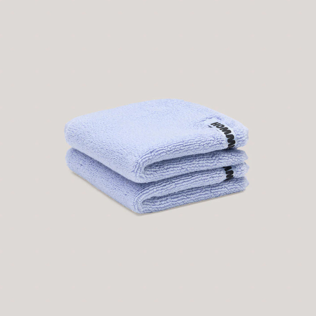 Hommey 2 Pack Face Washer - Cornflower
