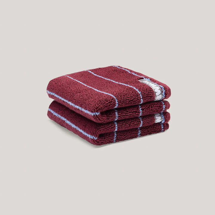 Hommey 2 Pack Face Washer - Plum