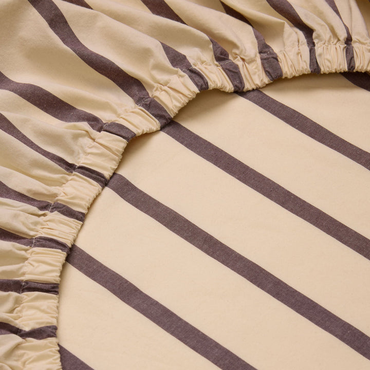 Hommey Fitted Sheet - Raisin