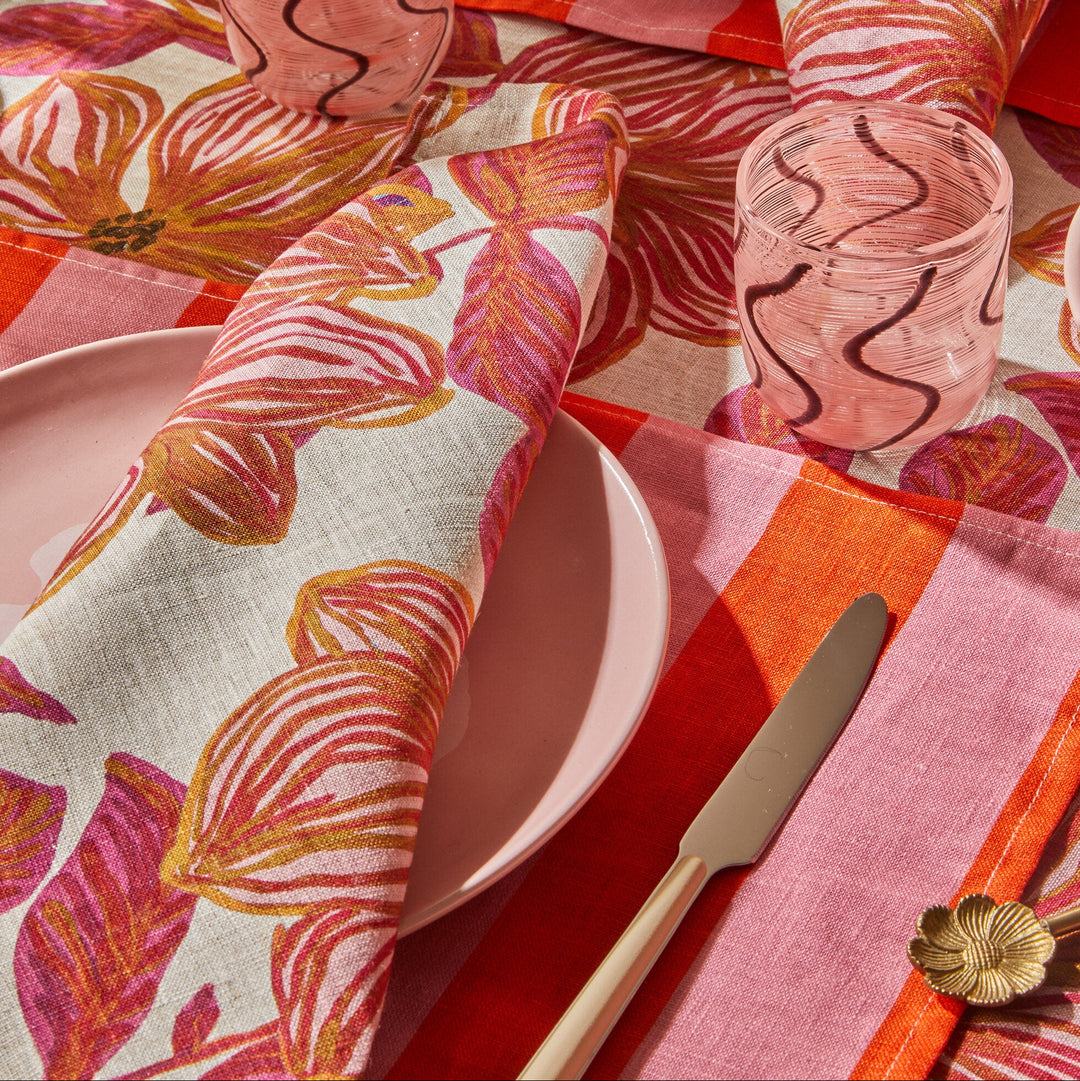 Bonnie & Neil Jardin Pink Plate