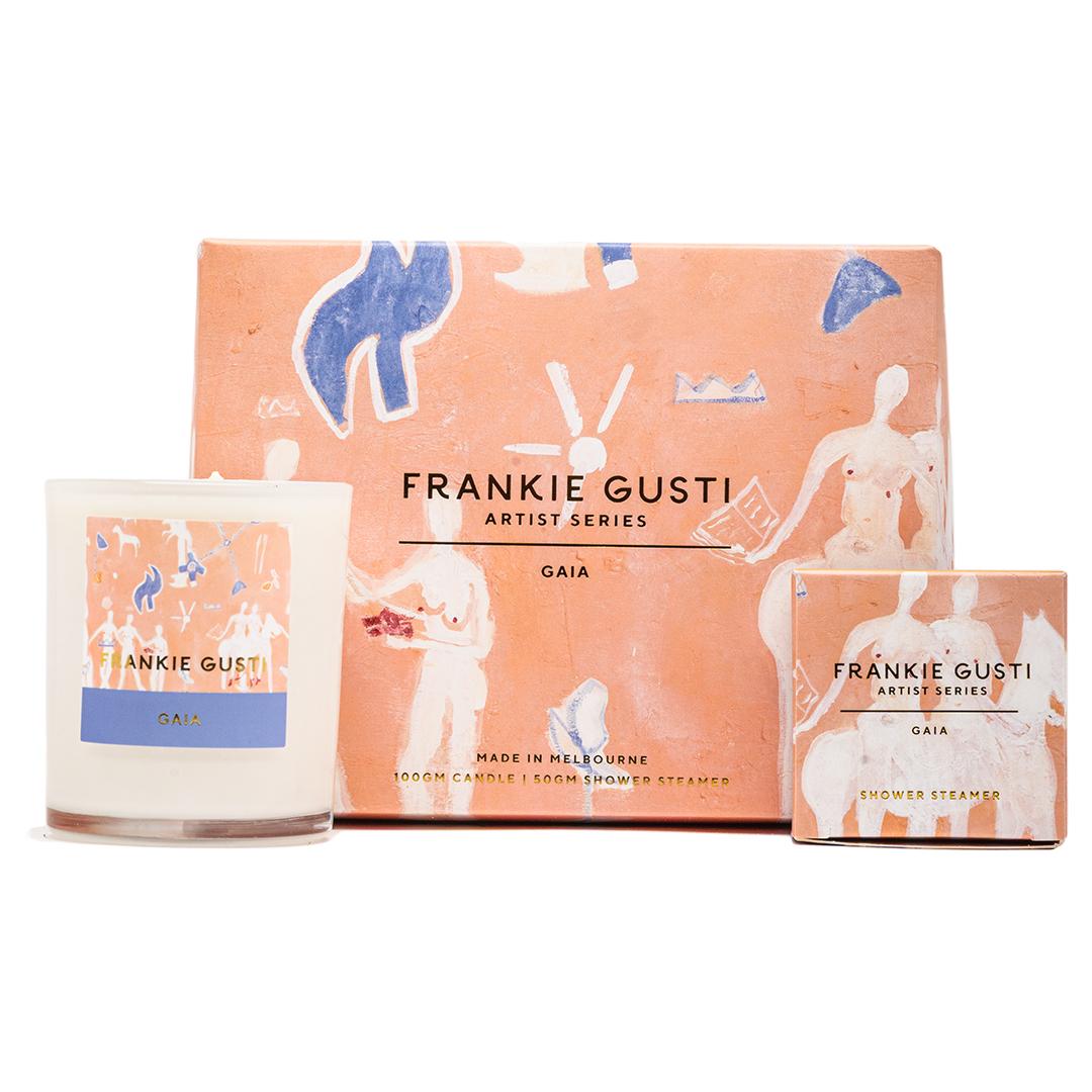 Frankie Gusti Artist Series Candle + Steamer Duo - Gaia