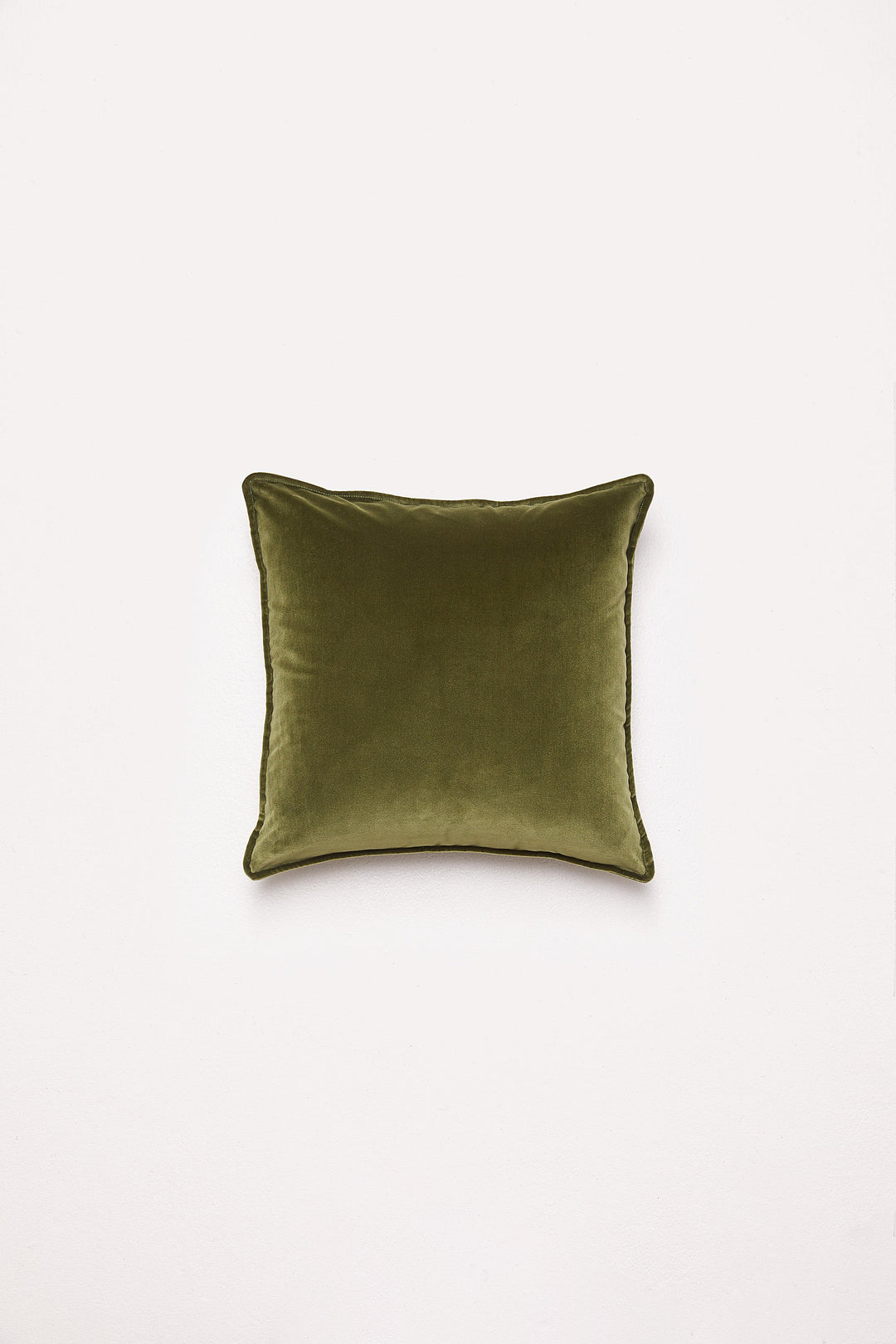Hommey Velvet Cushion - Sicilian Olive
