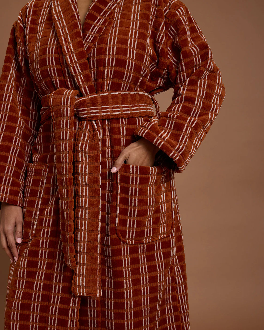 Hommey Robe - Terracotta