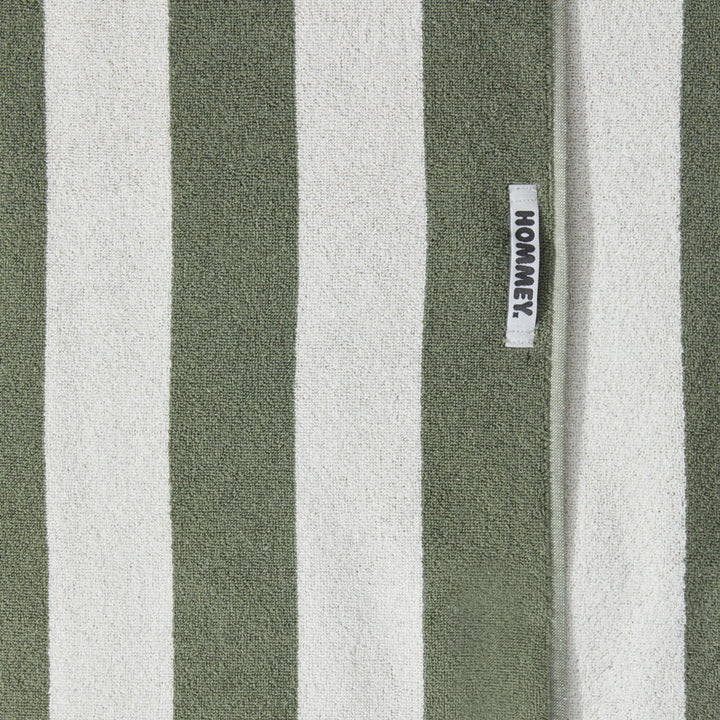 Hommey Beach Towel - Matcha Stripes