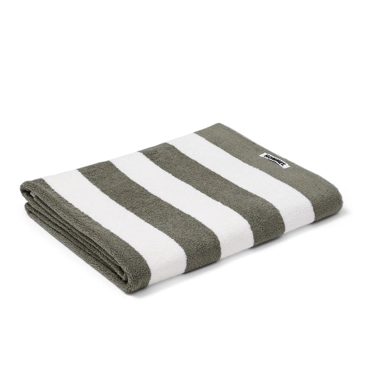 Hommey Beach Towel - Matcha Stripes