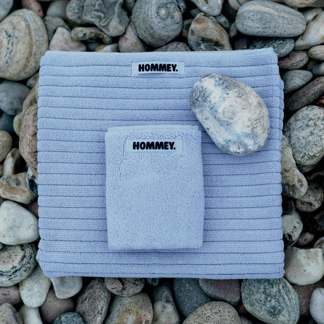 Hommey 2 Pack Face Washer - Cornflower