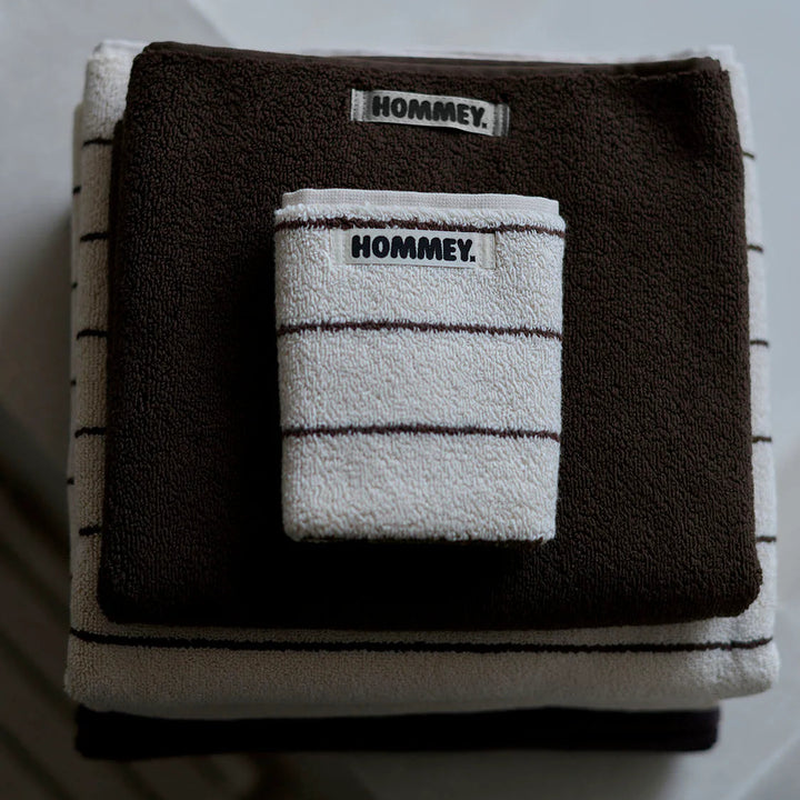 Hommey 2 Pack Face Washer - Cream
