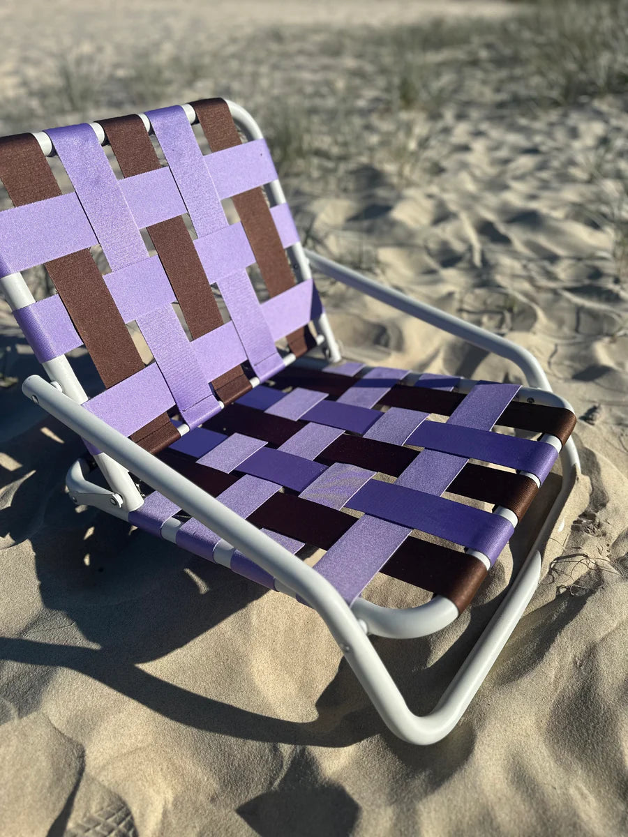 Salty Shadows Beach Chair - Purple