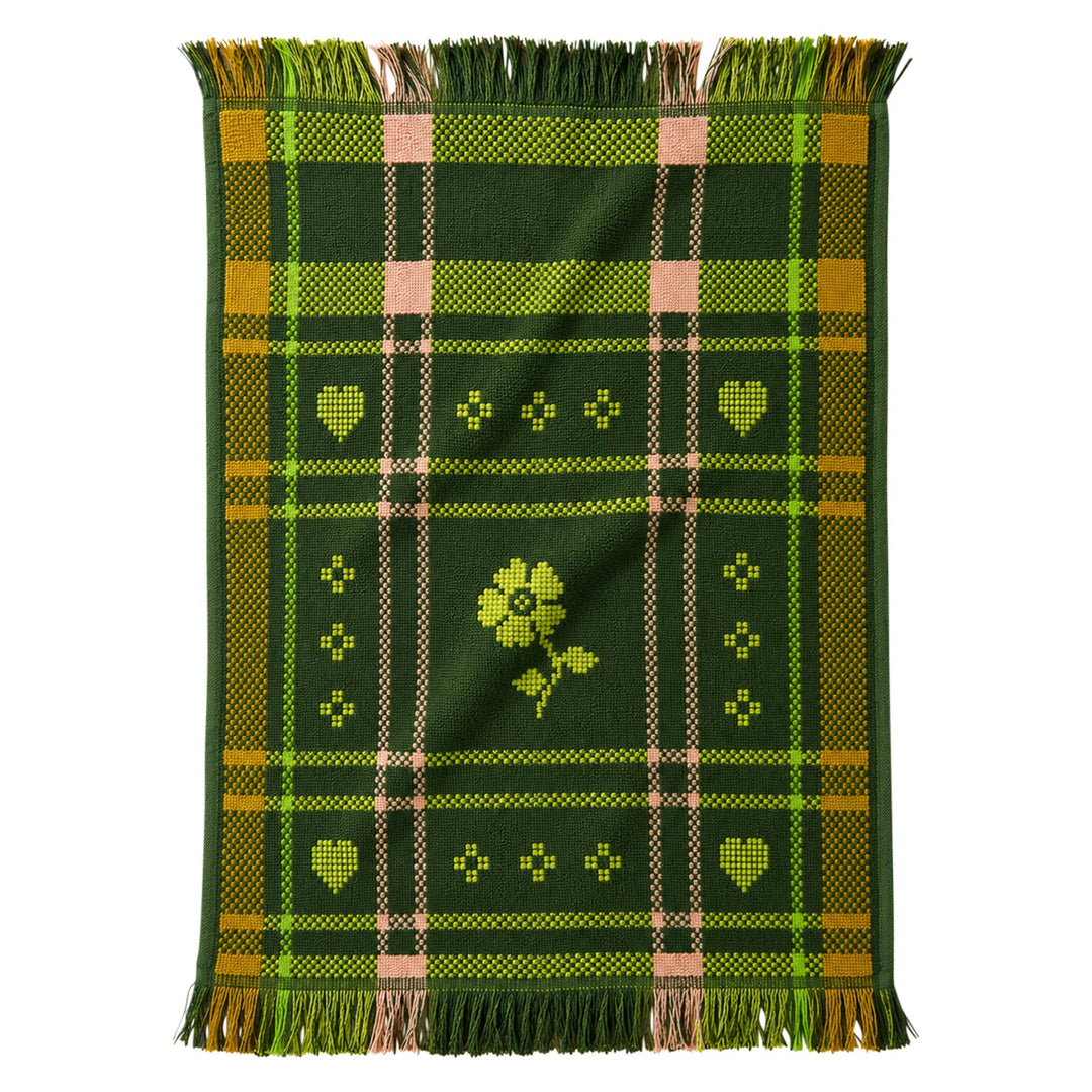 Sage x Clare Josephine Hand Towel - Hunter Green