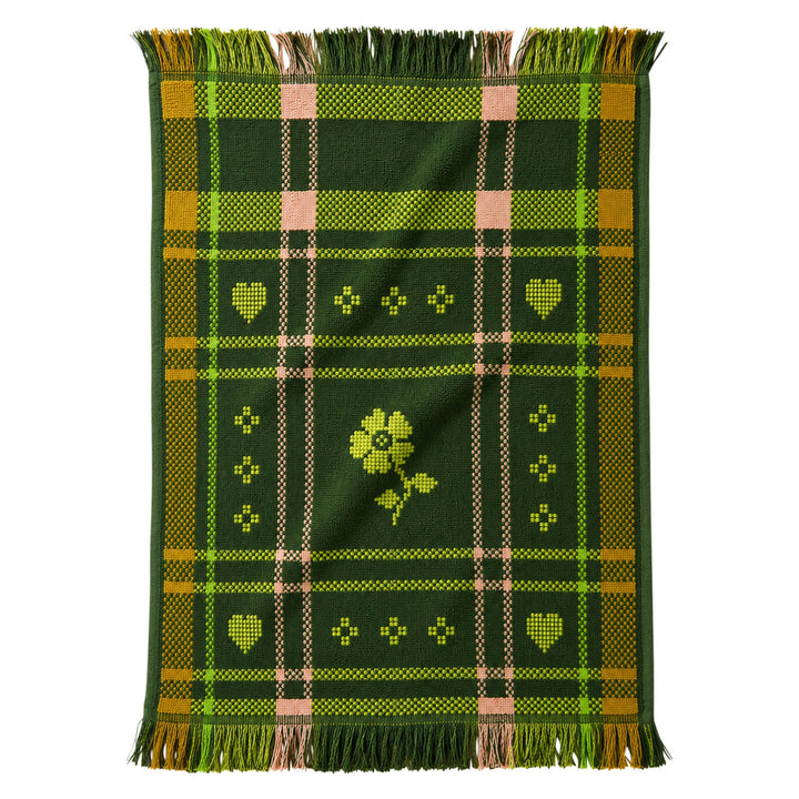 Sage x Clare Josephine Hand Towel - Hunter Green