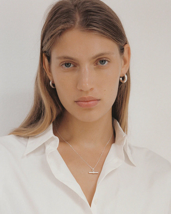 Kirstin Ash Jardin Hoops Medium Sterling Silver