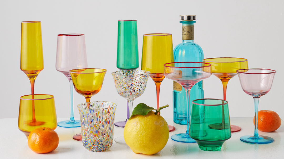 Kip & Co Tropical Punch Margarita Glass 2P Set