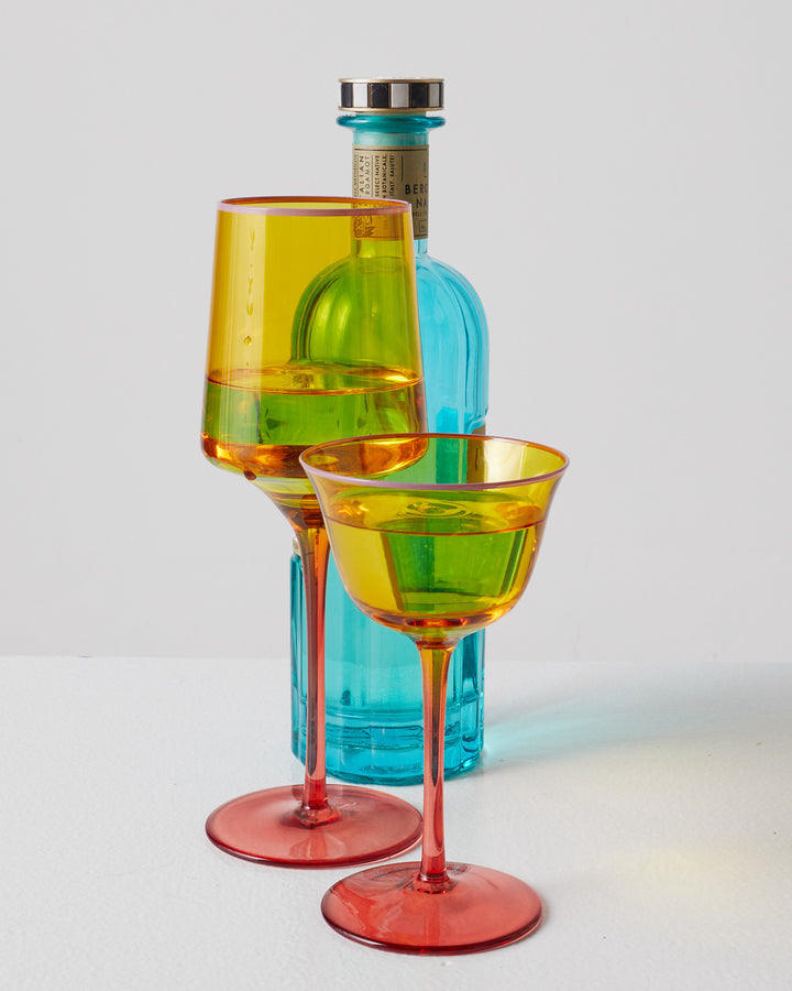Kip & Co Tropical Punch Margarita Glass 2P Set