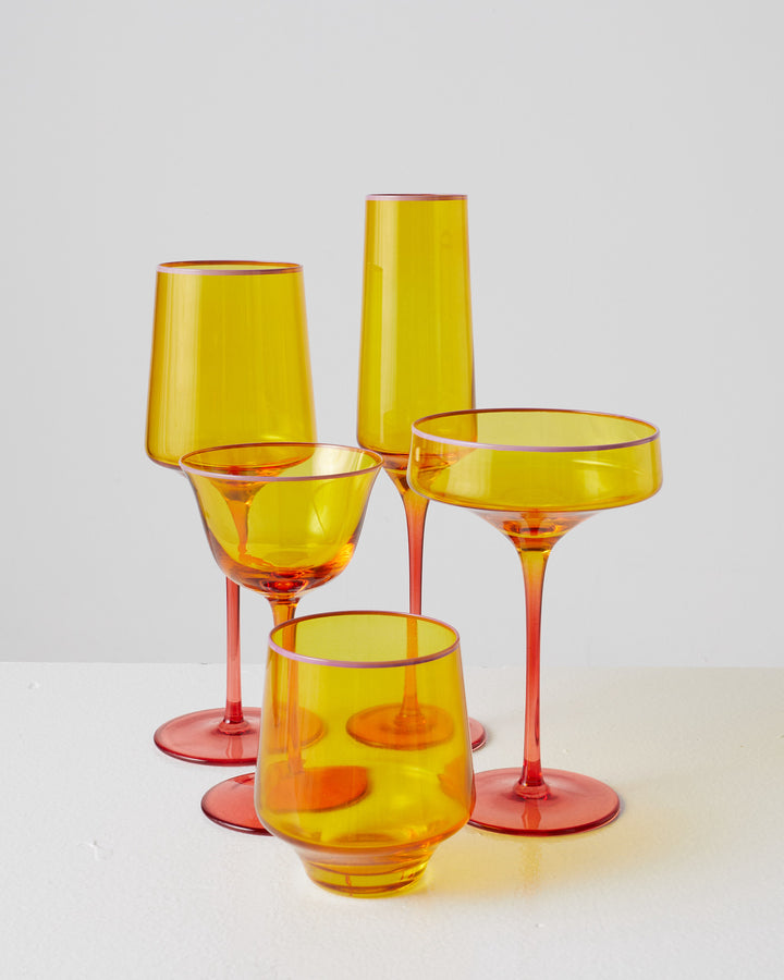 Kip & Co Tropical Punch Margarita Glass 2P Set