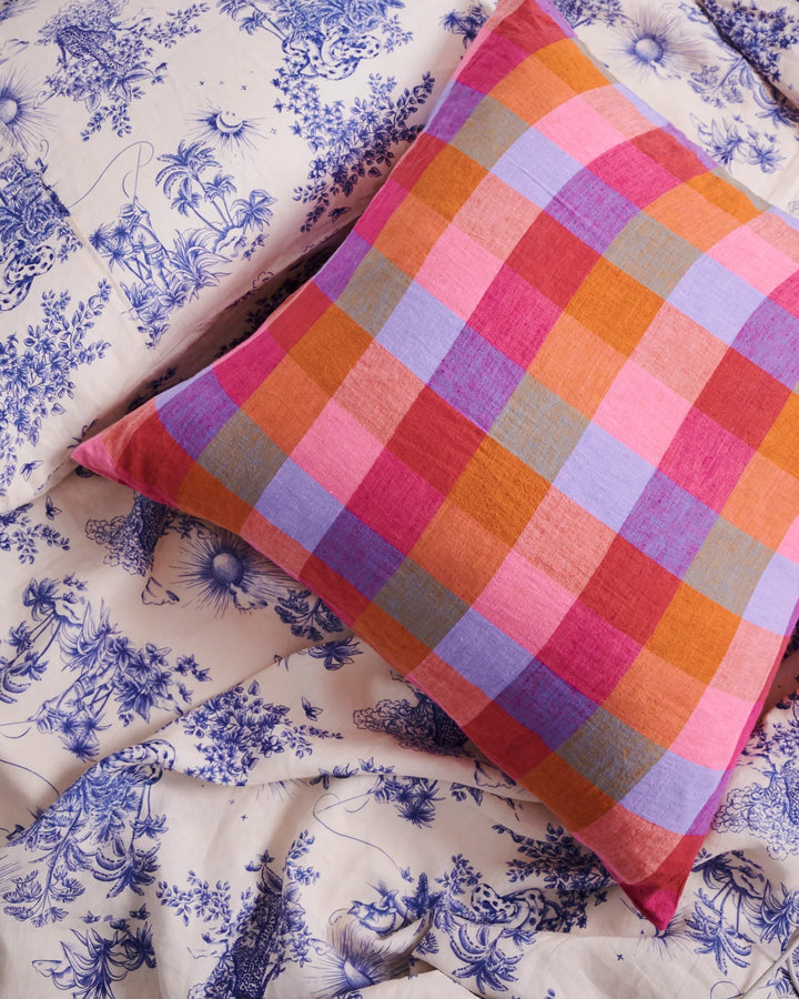 Kip & Co Tutti Frutti Linen European Pillowcases