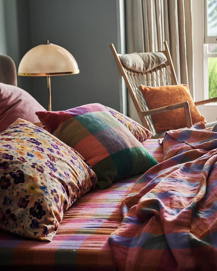 Kip & Co Tutti Frutti Linen Fitted Sheet