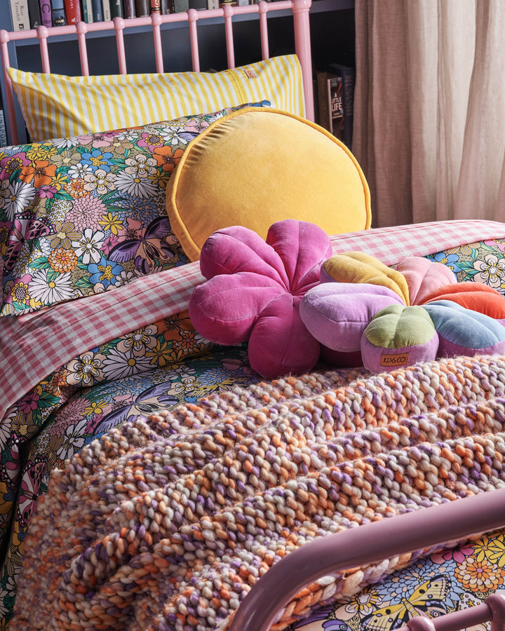 Kip & Co Limoncello Stripe Organic Cotton Pillowcases