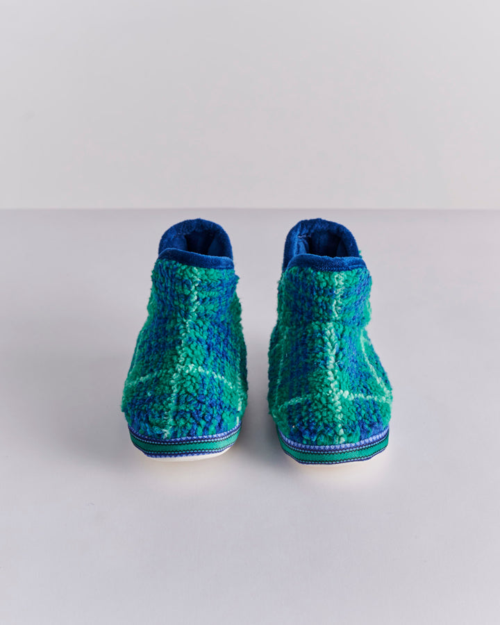 Kip & Co Wilderness Tartan Sherpa Kids Ankle Boot