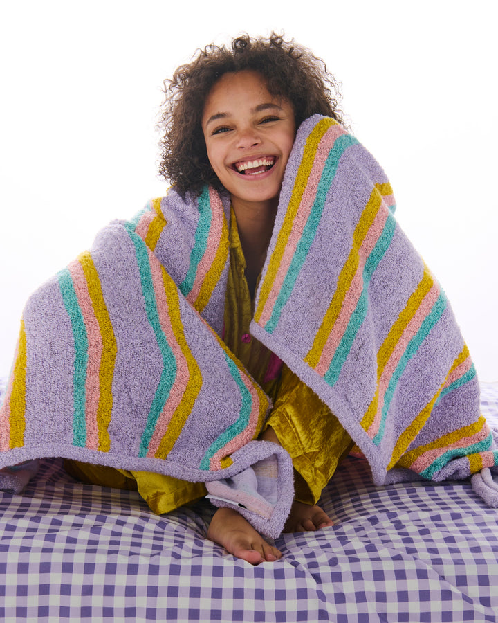 Kip & Co Mirage Stripe Boucle Blanket