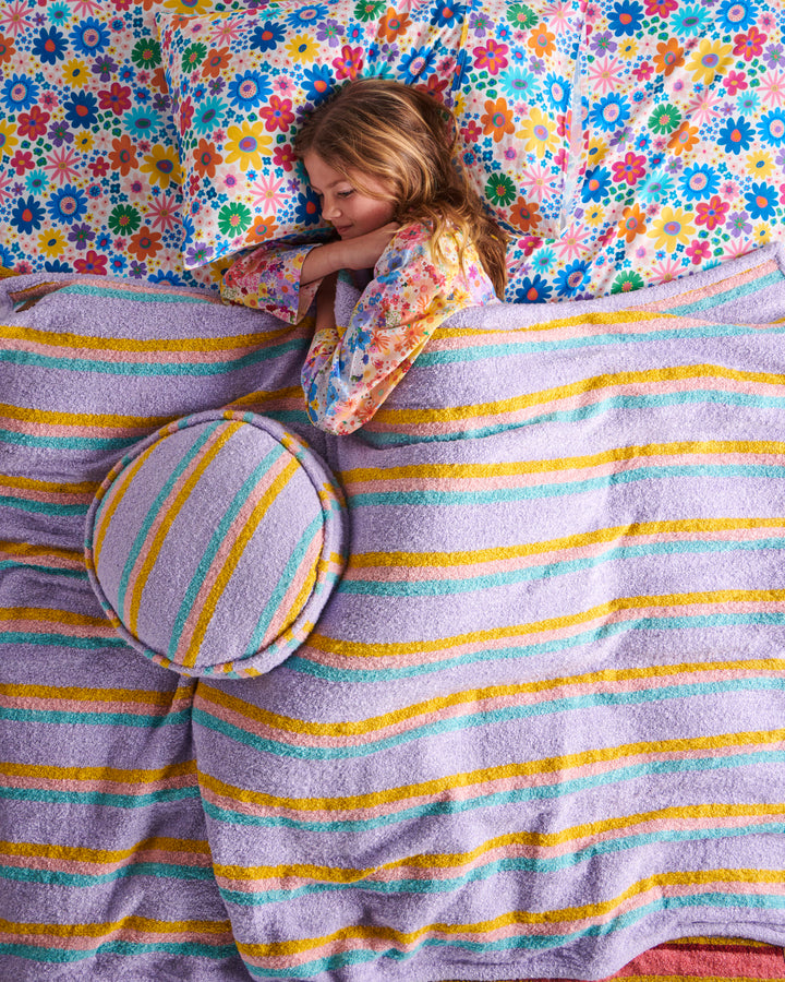 Kip & Co Mirage Stripe Boucle Blanket