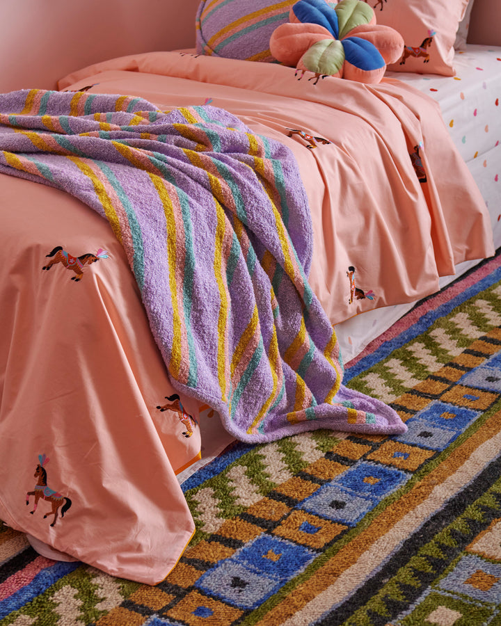 Kip & Co Mirage Stripe Boucle Blanket