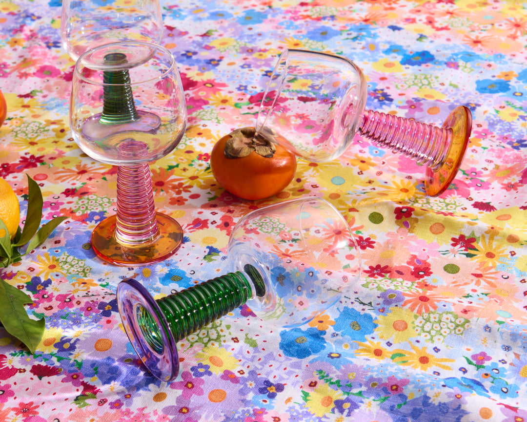 Kip & Co Garden Party Stalk Wine Glass 2P Set