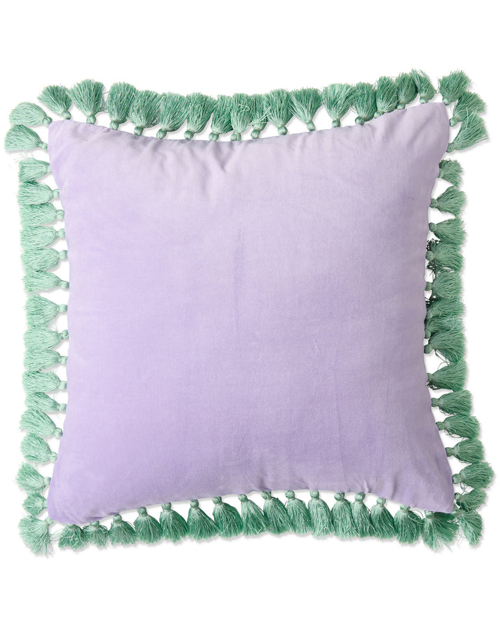 Kip & Co Wisteria Lane Velvet Tassel Cushion