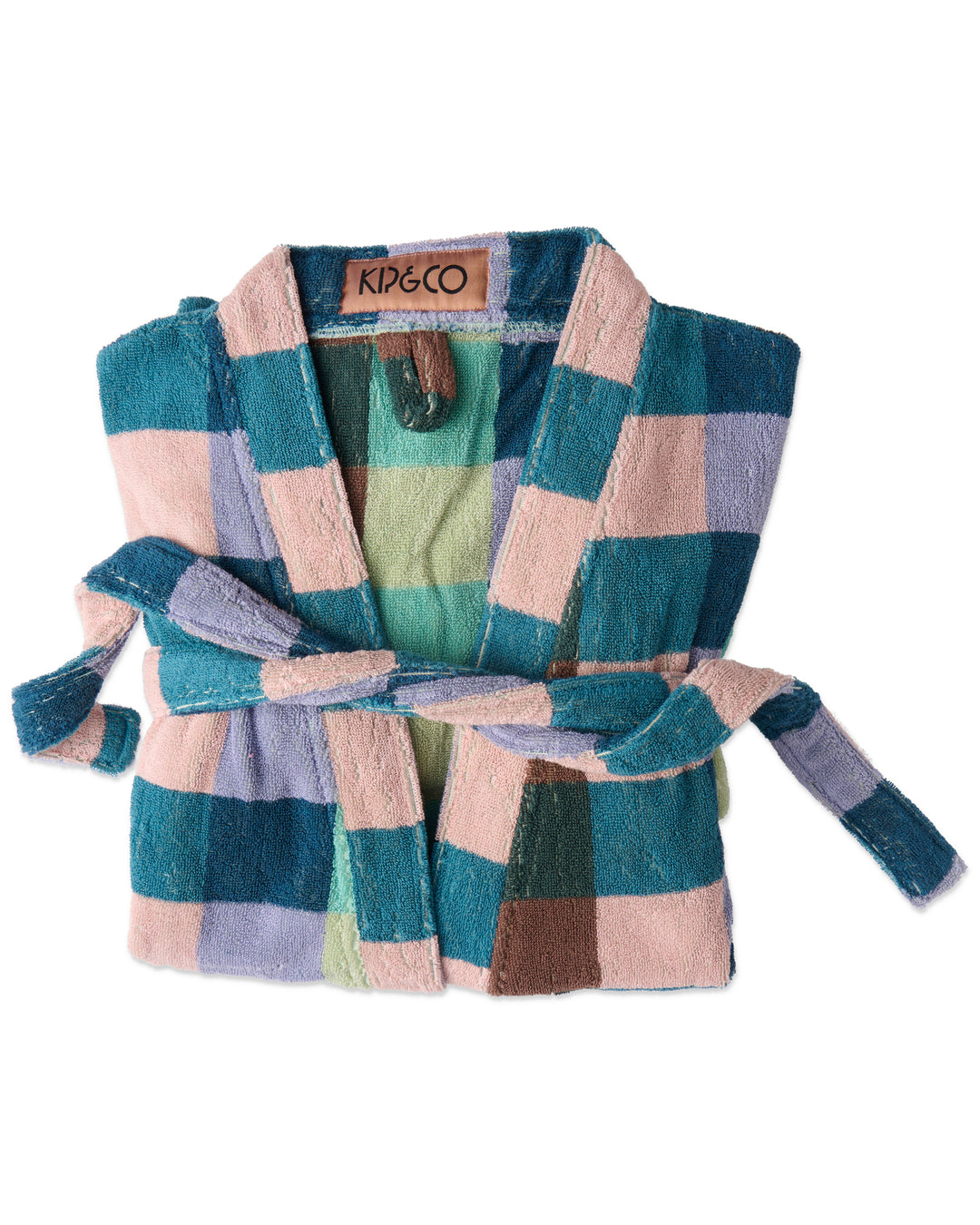 Kip & Co Woodlands Tartan Terry Bath Robe