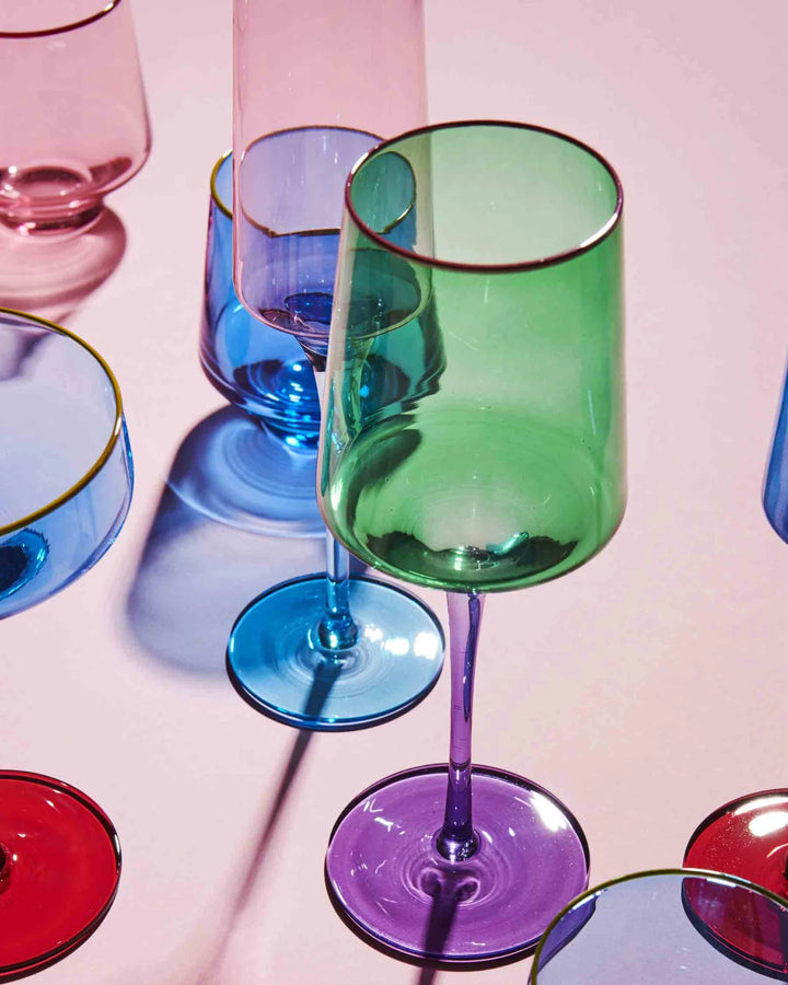 Kip & Co Jaded Vino Glass 2P Set
